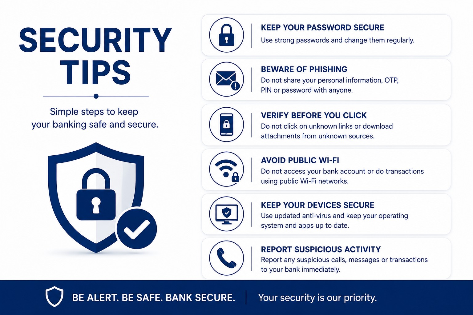 Safe Banking Security Tips